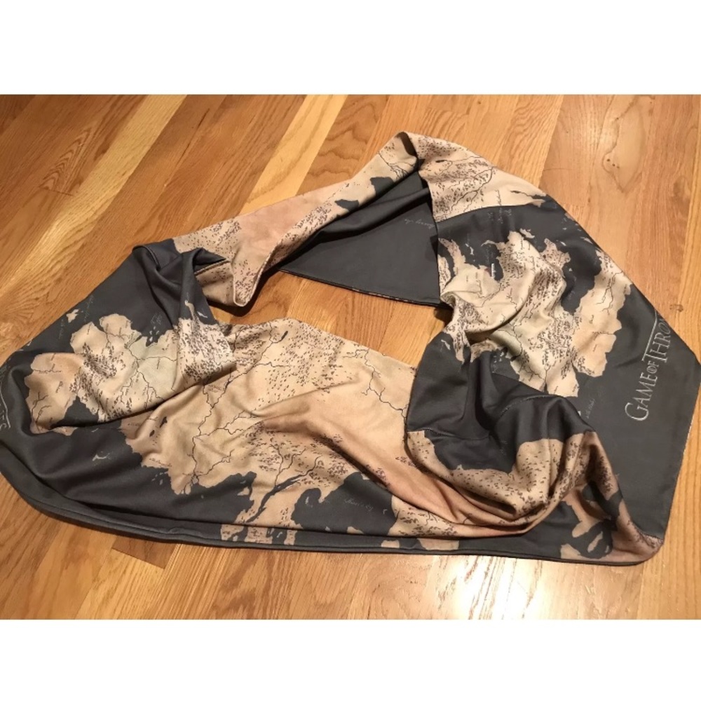 Game Of Thrones Map Infinity Scarf